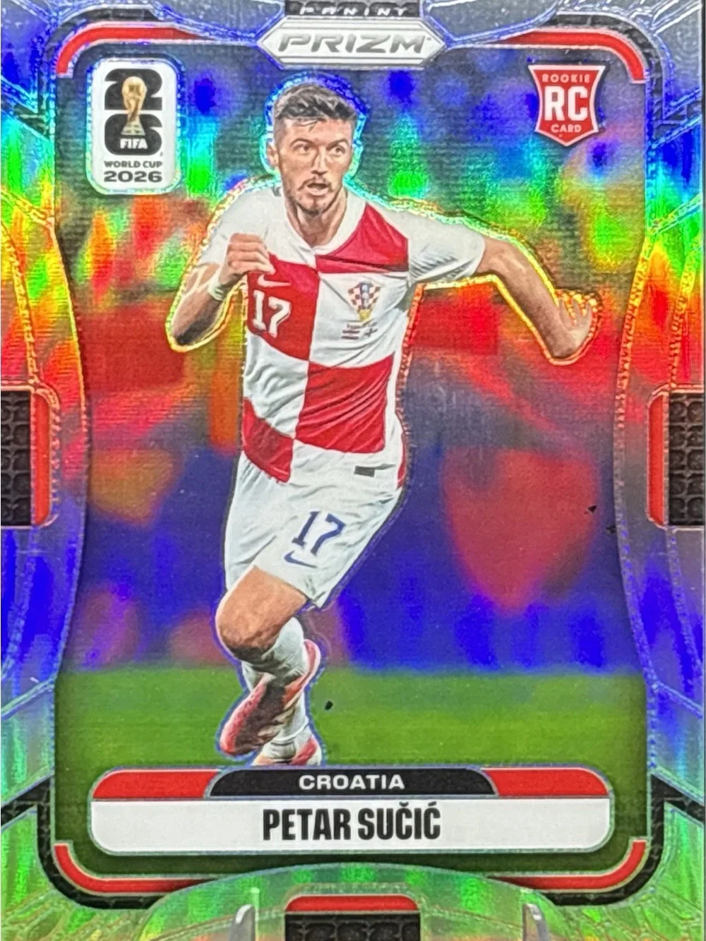 Panini Prizm Petar Sučić Croatia Rookie Soccer Card - Prizm